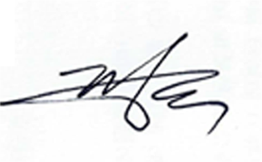 Chairman's Signature